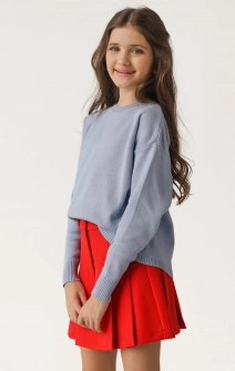 Светр в'язаний блакитний