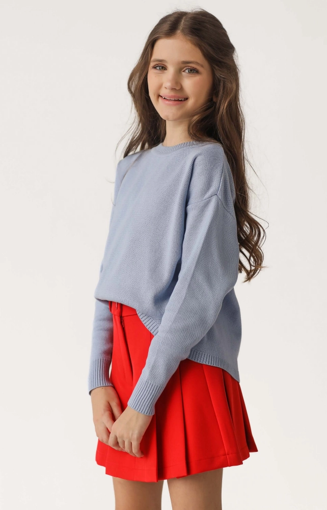 Светр в'язаний блакитний