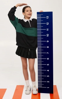 Спідниця-шорти у складку котонова чорна