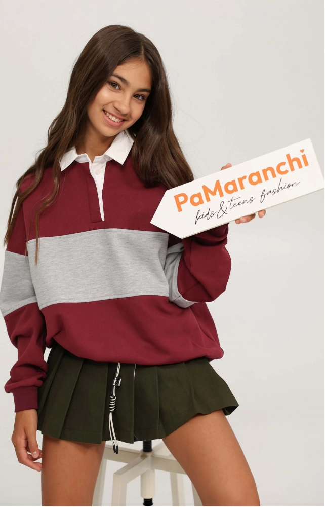 Спідниця-шорти у складку котонова темно-зелена