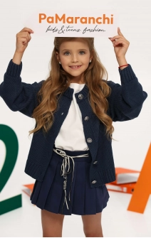 Кардиган вʼязаний на ґудзиках темно-синій