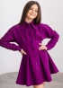 Сукня-сорочка котонова фіолетова
