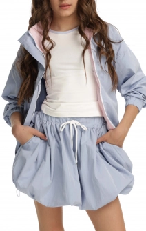 Спідниця-балон жата блакитна