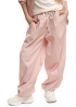 Штаны-алладины жатые пудровые