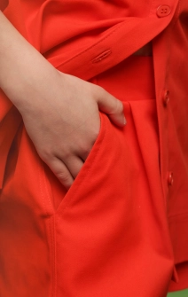 Шорти короткі котонові помаранчеві