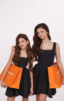 Корсетна сукня з пишною спідницею чорна 